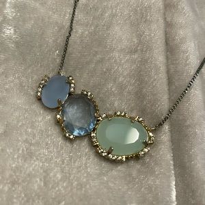 Anthropologie 3 Stone Serefina Necklace